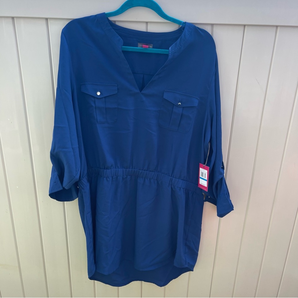Vince Camuto royal blue dress XL
